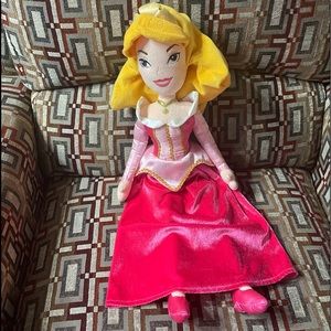 Disney Store Princess Aurora Sleeping Beauty Doll Plush 18"